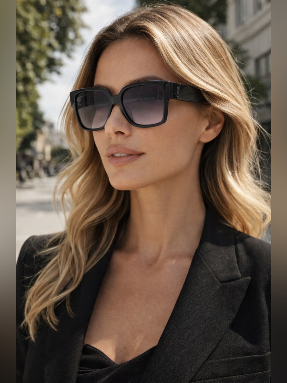 New Ysl Square Sunglasses